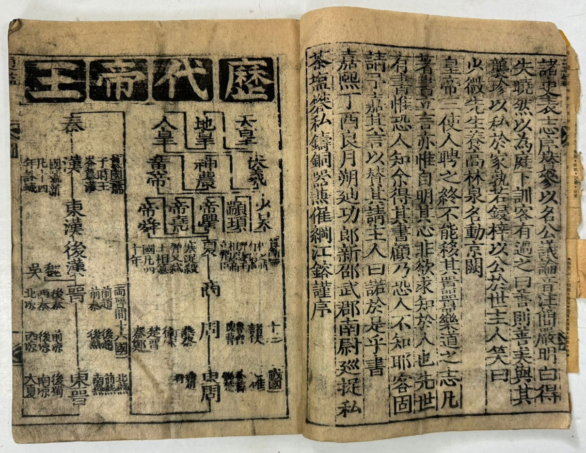 통감 권지 1.2 한책 / 1917년 박문서관판