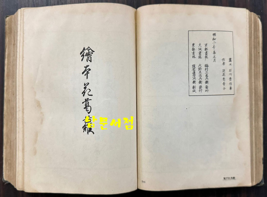 風俗圖繪集 풍속도회집-일본풍속화집