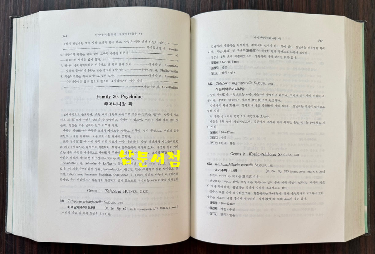한국동식물도감 제27권 동물편 - 곤충류 9 / 문교부 / 1983년 초판 / 1053페이지