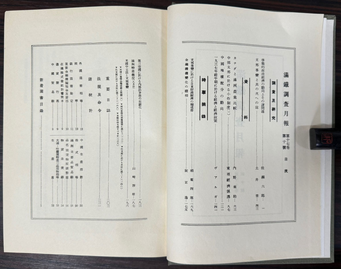 만철조사월보 3차분 전24권 완질 - 1937년10월부터 1944년 2월까지 영인본 / 1988년 고려서림 영인(가격대폭인하)